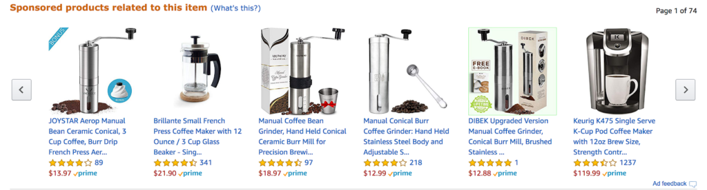 Amazon Sponsored Products